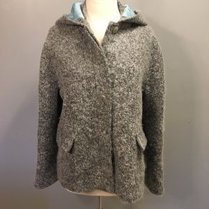 Hilfiger Wool Hooded Overcoat